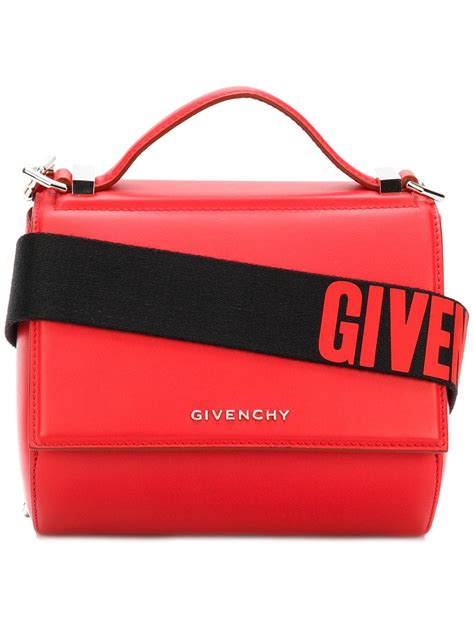 givenchy pandora mini red|Givenchy Pandora box bag.